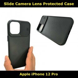 Slide Camera Lens Protector Case for iPhone 12 Pro A2407 Slim Fit Look